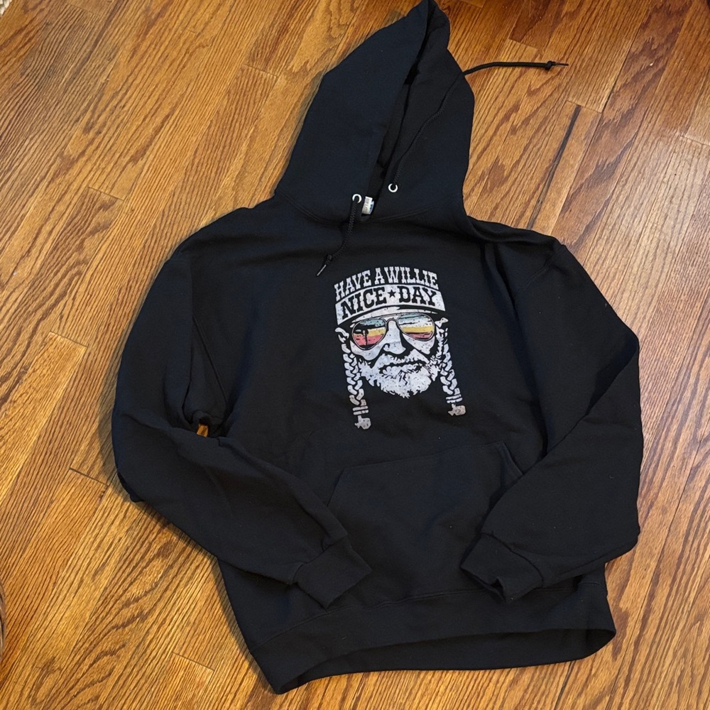 Black Willy Nelson Hoodie